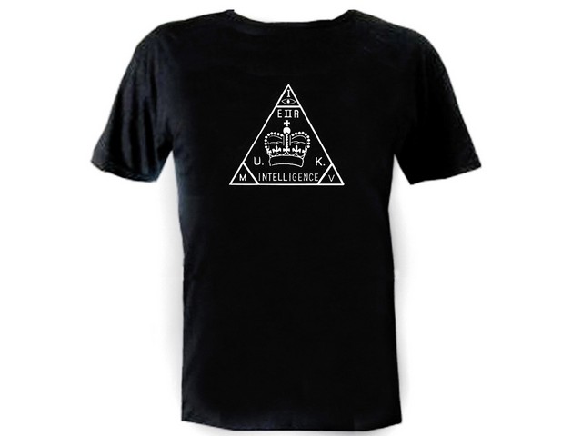 UK Secret Intelligence Service MI6 MI 6 & MI5 vintage logo t-shirt